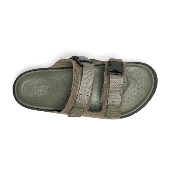 No. 70 Two Strap Sandal in Olive